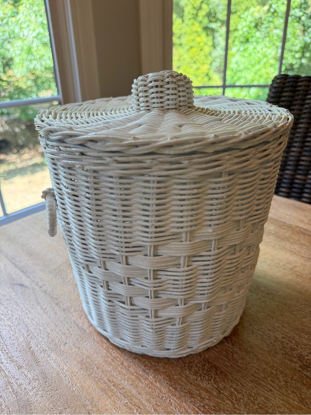 Vintage Wicker Ice Bucket